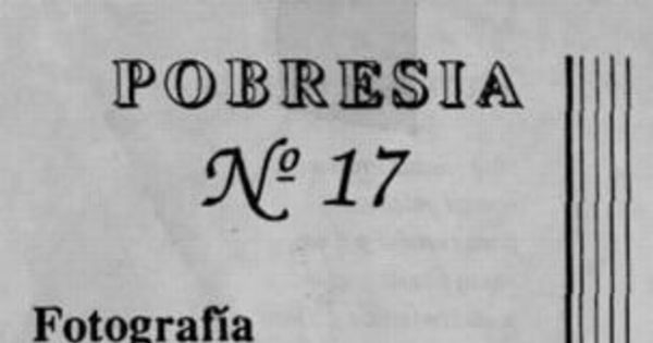 Pobresía : n° 17