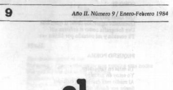 El 100topiés : año 2, n° 9, enero-febrero 1984