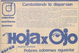 Hoja x ojo : n° 1, octubre 1983