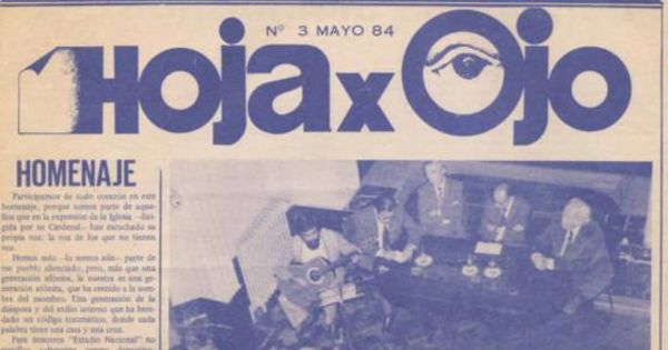 Hoja x ojo : n° 3, mayo 1984