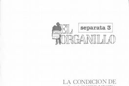 El Organillo : separata n° 3