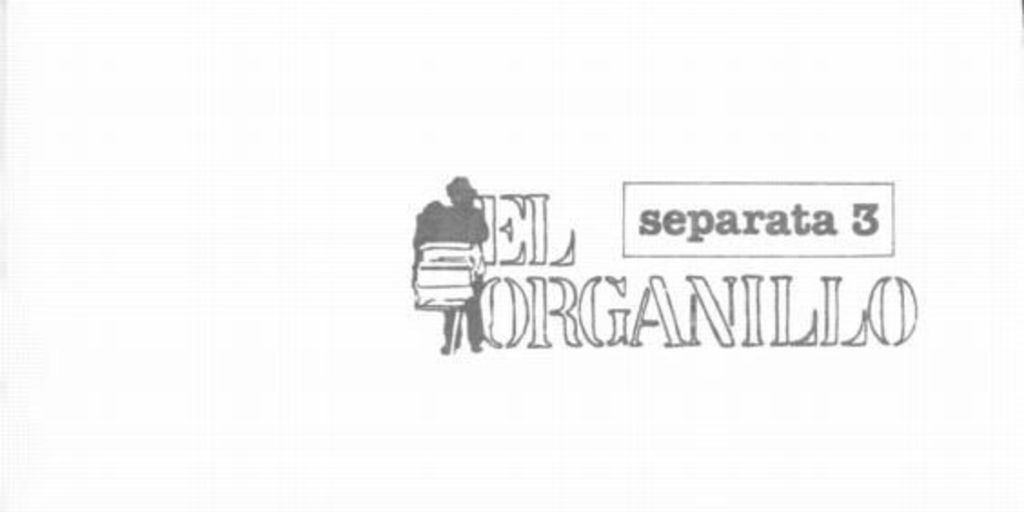 El Organillo : separata n° 3