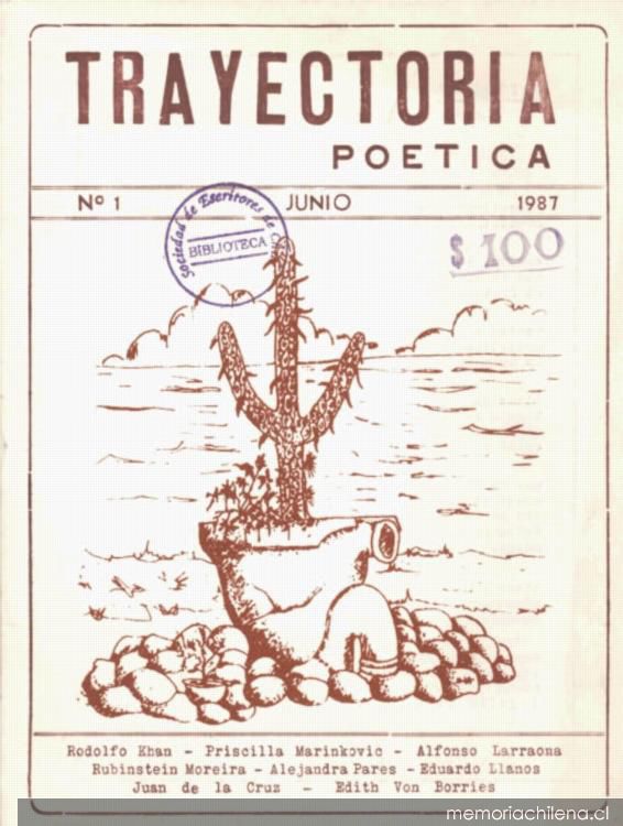 Trayectoria poética : n° 1, 1987