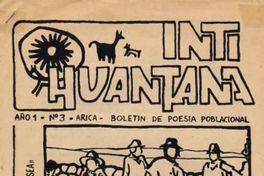 Inti Huantana : boletín de poesia poblacional : año 1, n° 3, 1988