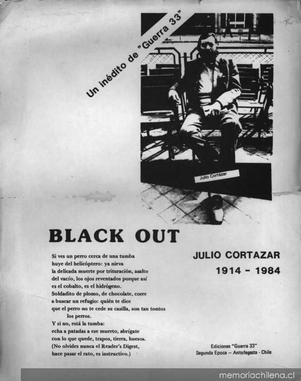 Black Out : Julio Cortázar : 1914-1984