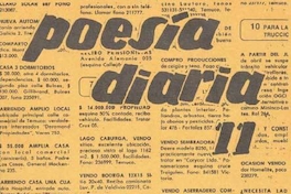 Poesía diaria : n° 11, mayo-agosto 1990