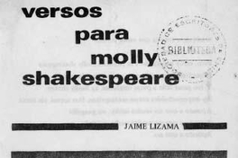 Versos para Molly Shakespeare