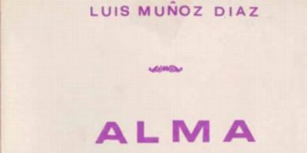 Alma : poemas.