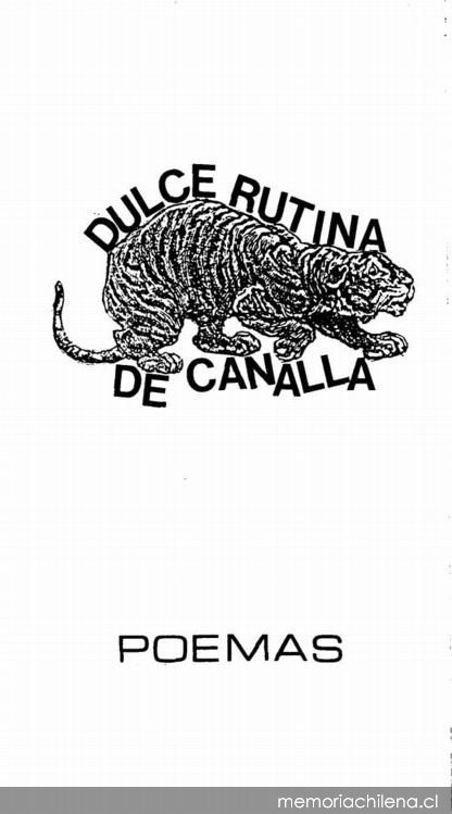 Dulce rutina de canalla : poemas