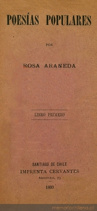 Poesías populares: libro primero