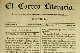 El correo literario: año 1, nº 7, 28 de agosto de 1858