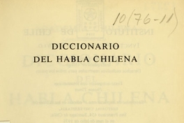 Diccionario del habla chilena