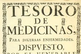 Tesoro de medicinas para diuersas enfermedades