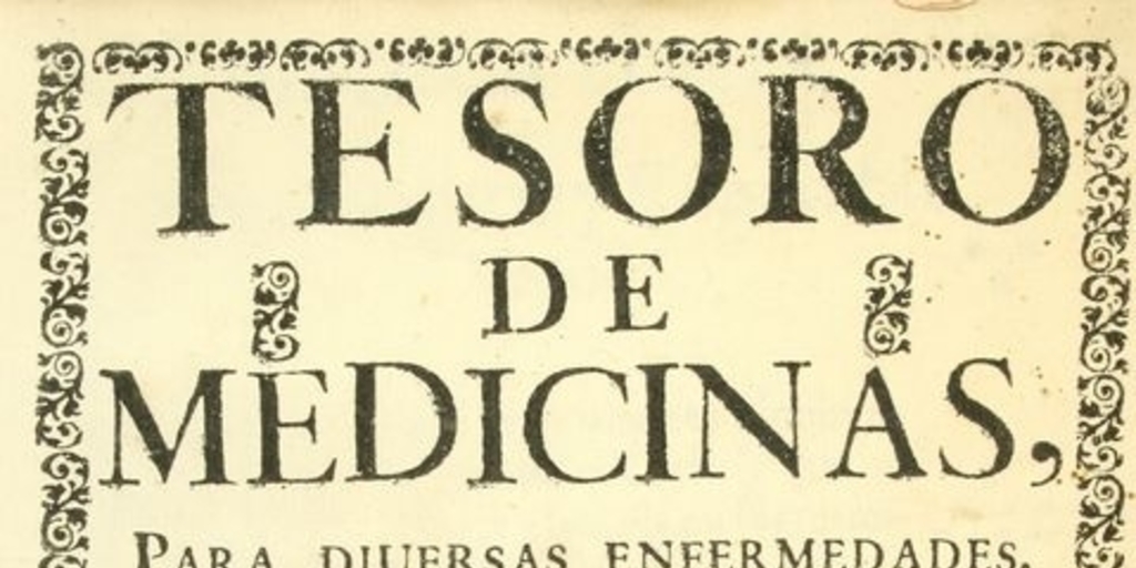 Tesoro de medicinas para diuersas enfermedades