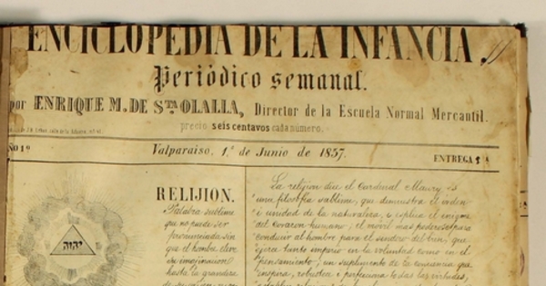 Enciclopedia de la infancia. Año 1, número 1 (6 de junio de 1857) - número 32 (2 de enero de 1858)