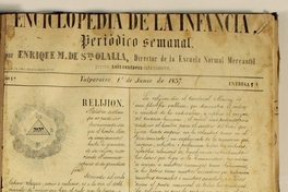 Enciclopedia de la infancia. Año 1, número 1 (6 de junio de 1857) - número 32 (2 de enero de 1858)