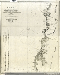 Plano de la costa de Chile [mapa] : entre Caleta Matanza i Río Mataquito, formado de órden suprema por el C. de C. Frco. Vidal Gormáz i el G. M. Roberto V. Cueto en 1872