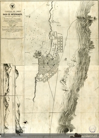 Rada de Antofagasta [mapa] : Costas de Chile