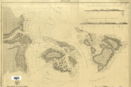 Costa oriental de Chiloé [mapa] : desde Pta. Chohen a Pta. Tenaun i grupo de las Islas Chauques