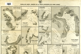 Tierra del Fuego [mapa] : puertos en la parte occidental del Canal Beagle