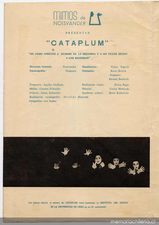 Programa "Cataplum", 1966.