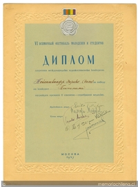 Diploma Ruso, 1957