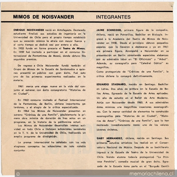 Mimos de Noisvander