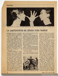 La Pantomima es ahora más teatral