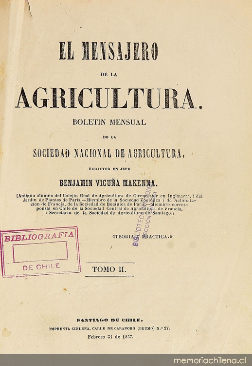 El Mensajero de la agricultura: tomo 2