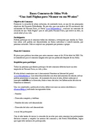 Bases Concurso Crea un antisitio para Nicanor Parra