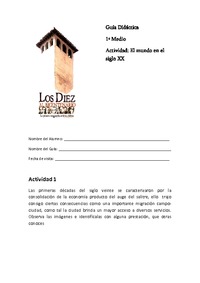 Guía 1° Medio