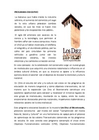 Introducción programa educativo