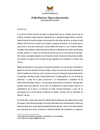 "Pablo Ramírez...
