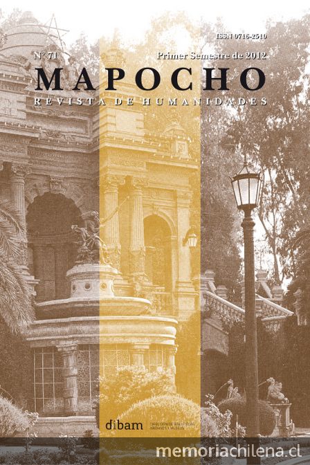 Mapocho: n° 71, primer semestre de 2012