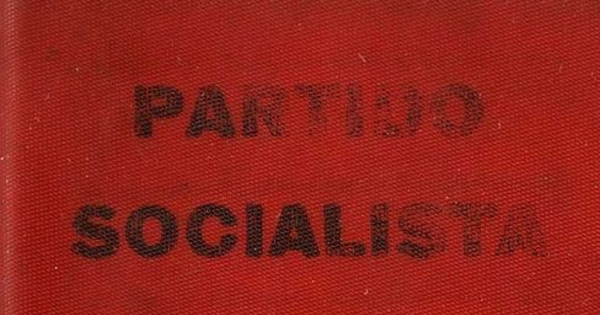 Libreta de inscripción Partido Socialista, 1933