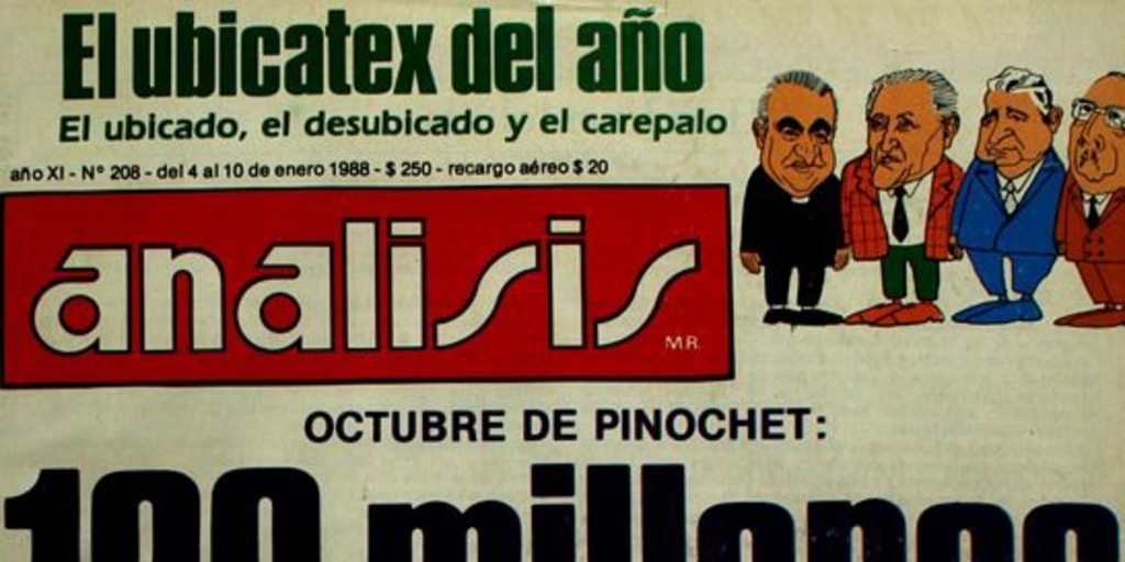 Análisis: no. 208-220, enero a marzo de 1988