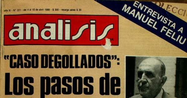 Análisis: no. 221-233, abril a junio de 1988