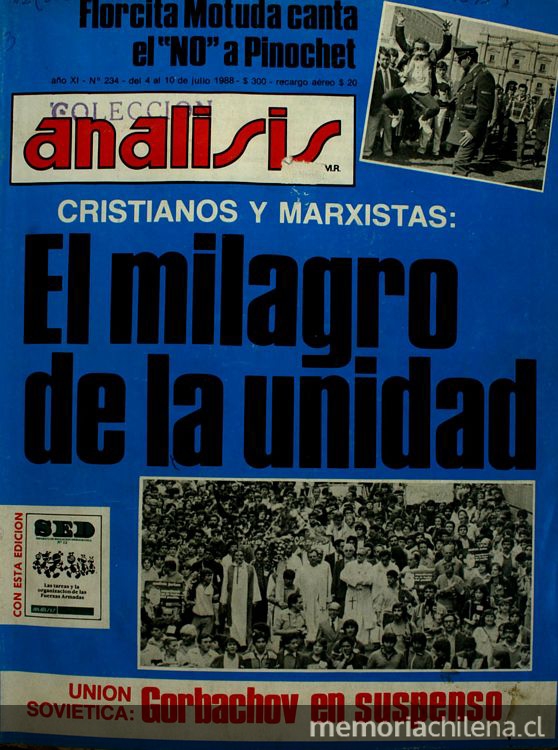 Análisis: no. 234-246, julio a septiembre de 1988