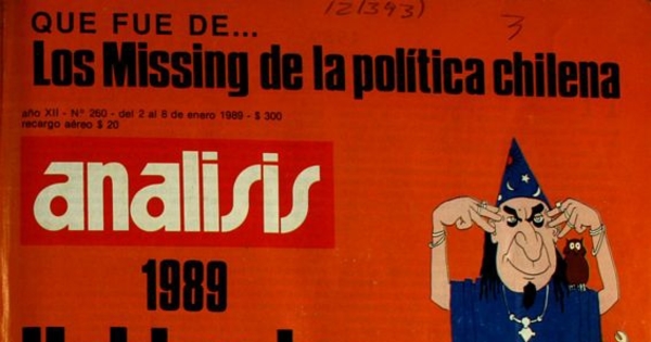 Análisis: no. 260-272, enero a marzo de 1989