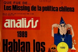 Análisis: no. 260-272, enero a marzo de 1989