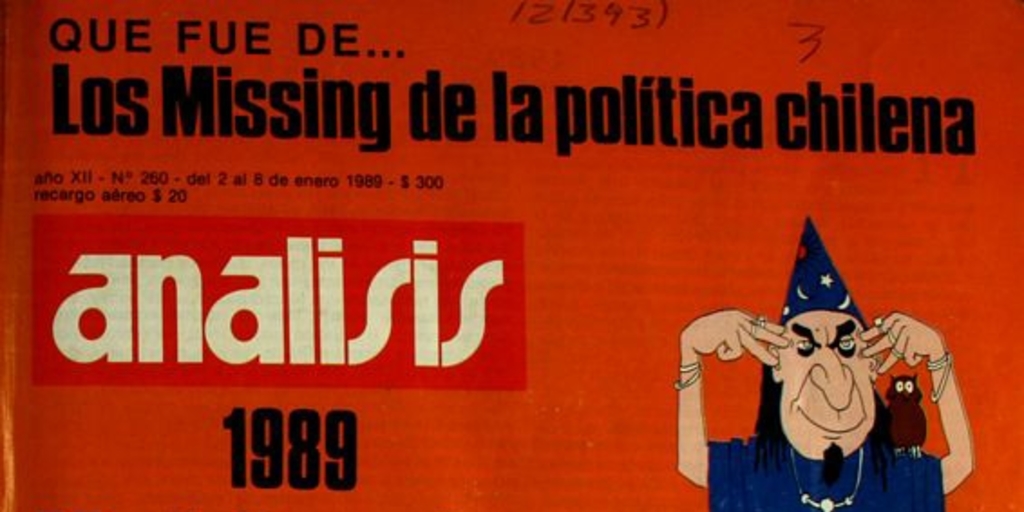 Análisis: no. 260-272, enero a marzo de 1989