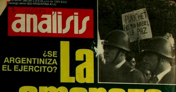 Análisis: no. 286-298, julio a septiembre de 1989