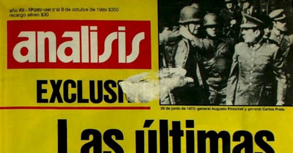 Análisis: no. 299-311, octubre a diciembre de 1989