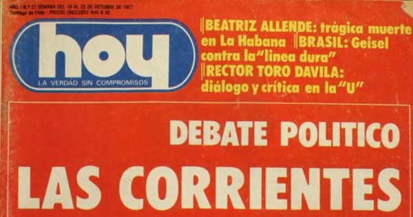 Hoy: no. 21-30, 19 de octubre a 21 de diciembre de 1977