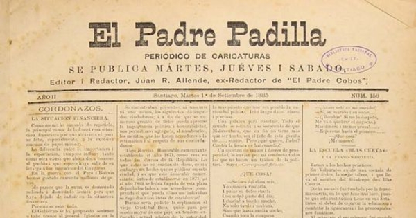 El Padre Padilla: año 2, no. 156-308, 1 de septiembre de 1885 a 28 de agosto de 1886