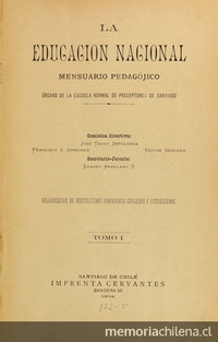 La Educación nacional: año 1, n° 1-12, junio de 1904 a mayo de 1905