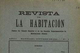 Revista de la habitación: 1ra. época, año 1, no. 1-12, octubre 1920 a octubre de 1921