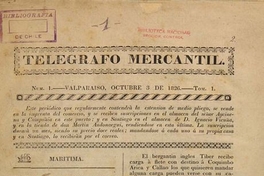 Telégrafo mercantil: año 1, no.1, 3 de octubre de 1826) a año 2, no.9, 28 de mayo de 1827