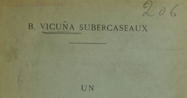 Un país nuevo : (cartas sobre Chile)