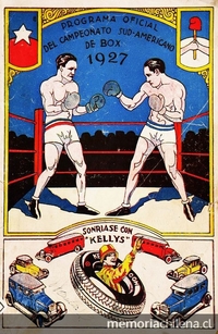 Programa oficial del campeonato sud-americano de box 1927